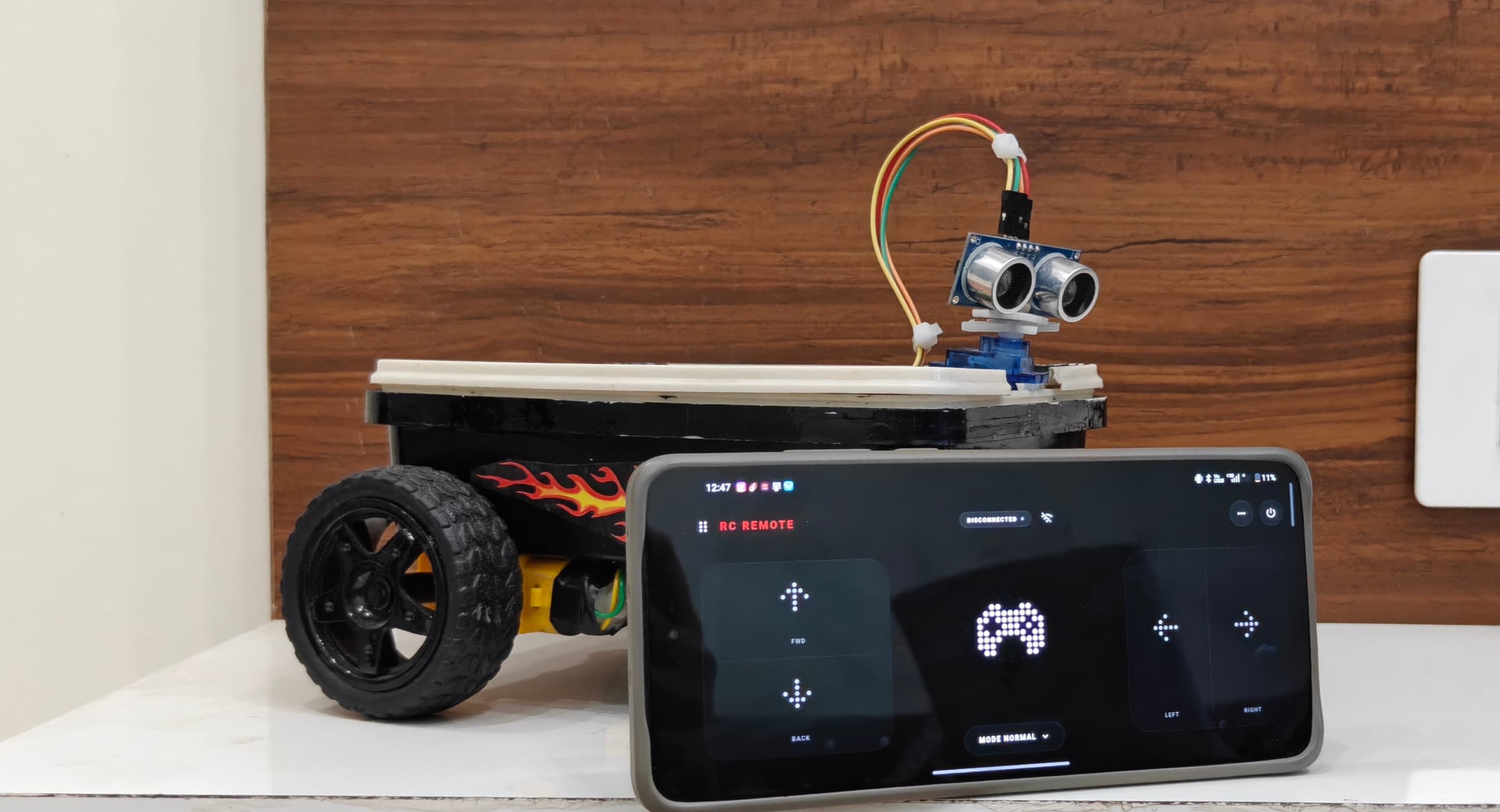 IoT Robot Car - Project Screenshot | Shekhr Dev Portfolio